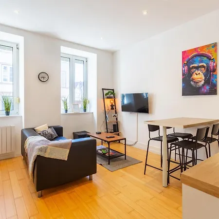 L'Elegant - Charmant Appartement 3 Pieces Proche Musee D'Art Moderne Et Gare Centrale Estrasburgo Exterior foto